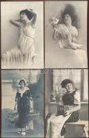 13 db régi hölgy motívumlap / 13 lady motive cards