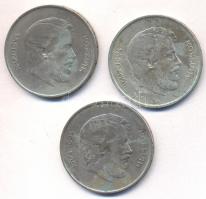 1947. 5Ft Ag "Kossuth" (3x) T:vegyes