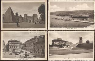 55 db régi, olasz városképes lap / 55 Italian postcards