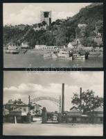 99 db modern, fekete-fehér magyar városképes lap az 1960-as évekből