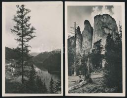 99 db modern, fekete-fehér, zömében erdélyi képeslap