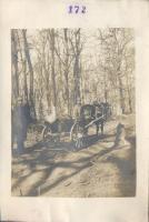 K.u.k. military WWI water carrying photo (cut)