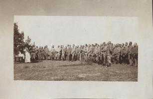 K.u.k. military WWI, mass ceremony, photo (cut)