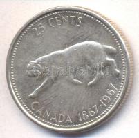 Kanada 1967. 25c Ag T:2
Canada 1967. 25 cents Ag C:XF