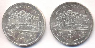 1992. 200Ft Ag "MNB" (2x) T:2