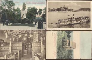 Budapest 10 db régi képeslap