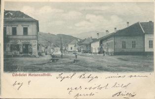 Mecenzéf the shop of Gobl György (small tear)