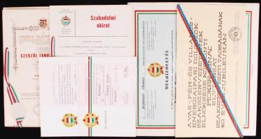 1957-1985 Pióker Ignác országgyűlési képviselő szabadalmi bejelentései és megbízólevelei