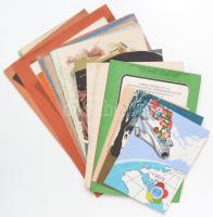 26 könyv címlapterve könyvreklámok, könyvkereskedő levele 1943-ból