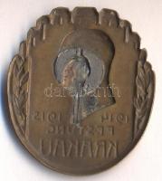 Osztrák-Magyar Monarchia 1914-1915. "Festung KRAKAU" tombak sapkajelvény (40x35mm), készít...