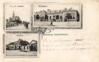 Tasnád with the shop of Rosenfeld