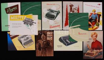 cca 1920-1945 11 reklám nyomtatvány irodagépekről és rádiókról
