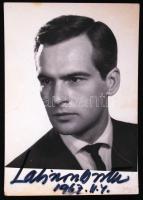 Latinovics Zoltán aláírása fényképen