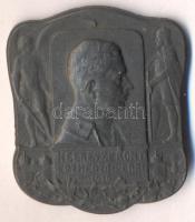 Osztrák-Magyar Monarchia 1916. "Károly Főherceg" cink sapkajelvény(nem lemez) (37x33mm), készítő: "Winter & Adler Wien" tű nélkül T:2 Austro-Hungarian Monarchy 1916. "HEERES FRONT ERZHERZOG CARL 1916" zin cap badge(not plate) (37x33mm) maker: "Winter & Adler Wien" without pin C:XF