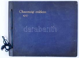 1937 Olaszországi utazás album 60 képpel