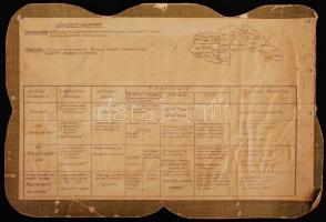 1943 Légoltalmi tájékoztató 36x26 cm