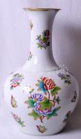 Viktória mintás, kézzel festett nagyméretű Herendi porcelán padlóváza /  Large handpainted Herend china case 43 cm