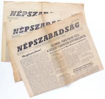 1956. nov. 3., 13., 20. A Népszabadság 3 száma a forradalom híreivel