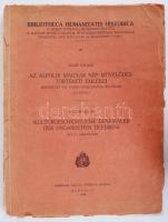 Szabó Kálmán: Az alföldi magyar nép művelődés történeti emlékei. Budapest 1938. Országos Magyar Történeti Múzeum. Új kötésre szorul
