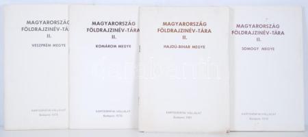 Magyarország földrajzinév-tára II. Somogy, Komárom, Veszprém, Hajdú-Bihar megyék. Budapest 1978-1981 Kartográfiai Vállalat.