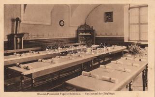 Teplice monastery boarding house, dining hall of the pupils