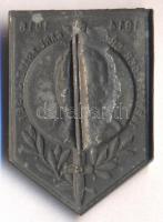 Osztrák-Magyar Monarchia 1914-1916. "Károly főherceg trónörökös" horgany sapkajelvény (38x...