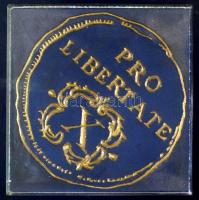 1977. "MÉE Eger - VIII. Vándorgyűlés" 4db különféle üveg csegely: tallér, poltura, fehér minaret, kék minaret. Kis példányszám! T:1