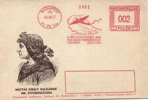 IV. Bélyeggyűjtési propaganda a Nemzetközi Vásáron, légiposta, 1940, Mátyás király, Ga (EB) / IV. propaganda of the stamp collecting, International Market, airmail, 1940, Matthias Corvinus, Ga (EB)
