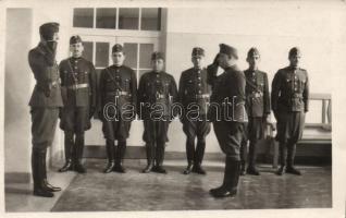 Léva Hungarian soldiers, 1938, hospital interior, photo