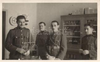 Léva Hungarian soldiers, 1938, hospital interior, photo