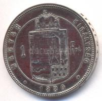 1880KB 1Ft Ag "Ferenc József" T:2
