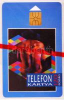 1992 Férfi a kockában, 120 e. Matáv-telefonkártya eredeti csomagolásban