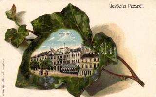 Pécs Nádor Szálló Emb. litho