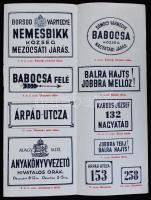 1923 Steiner Ármin fémárugyárosok reklámnyomtatvány, tábla mintákkal
