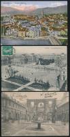 95 db régi, külföldi városképes lap, főleg francia, olasz és osztrák / 95 foreign postcards, mainly French, Italian and Austrian