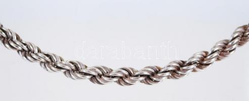 Ezüst (Ag) bokalánc / 
Silver anklet, 28cm, 11,6gr