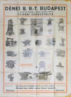 Dénes Rt. faipari gépek reklámplakát 45x65 cm