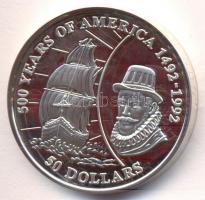 Cook-szigetek 1993. 50$ Ag "John Hawkins" (31g/0.925) T:PP
Cook Islands 1993. 50 Dollars A...