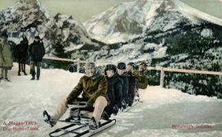 Tátra winter sports, bob sleighing (EK)