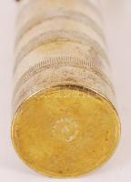 Réz úti kávédaráló / 
Brass travel coffee grinder, 22cm