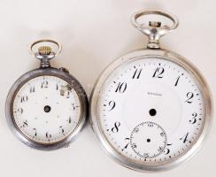 2db erősen hiányos zsebóra /  2 old pocket watches with missing parts