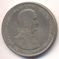 1930. 5P Ag "Horthy-jobbra" T:3