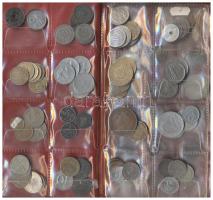 Vegyes érmegyűjtemény albumba rendezve, jobb darabokkal! T:vegyes