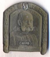 Osztrák-Magyar Monarchia 1914-1916. "Viribus Unitis Ferenc József" cink sapkajelvény (34x2...