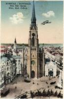 Újvidék Catholic church, aeroplane, vissza So.Stpl