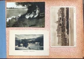 Szép, ~80 férőhelyes orosz képeslap album, a borítón Ilya Repin festménye (A zaporozsjei kozákok lev...