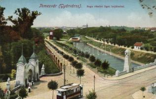 Temesvár Gyárváros Bega riverside, park entrance