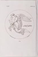 Bertel Thorvaldsen(1770-1844) - Girolamo Carattoni (1749-1809?): Notte. Rézmetszet az 1823-ban Milánóban kiadott Dizionario d'ogni mitologica e antichita vol. IV illusztrációi közül, 15x23 cm