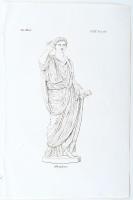 Oratore. Rézmetszet az 1823-ban Milánóban kiadott Dizionario d'ogni mitologica e antichita vol. IV illusztrációi közül, 15x23 cm