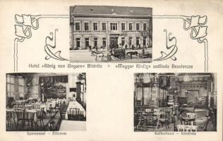 Beszterce Hotel Magyar Király, Art Nouveau